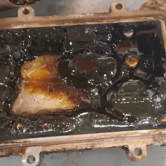 A hot melt tank on stand by mode